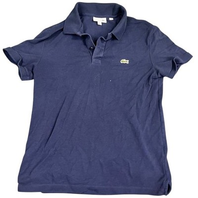 men's  navy blue Lacoste Medium, runs smaller
