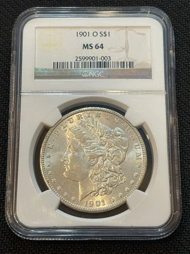 1901-O Morgan Silver Dollar MS64 NGC