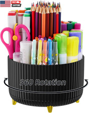 Desk Organizer, 360-Degree Rotating Pen Holder, Desk Organizers and Accessories