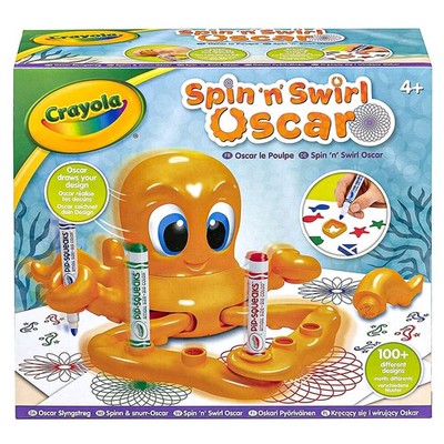 Crayola Spin 'N' Wirbel Oscar Octopus Spirale Kunst Design Kreator Neu