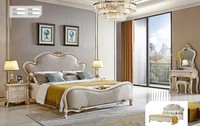 Luxus Schlafzimmer Set Bett 2X Nachttisch Schminktisch Designer MöBel Neu 5Tlg.