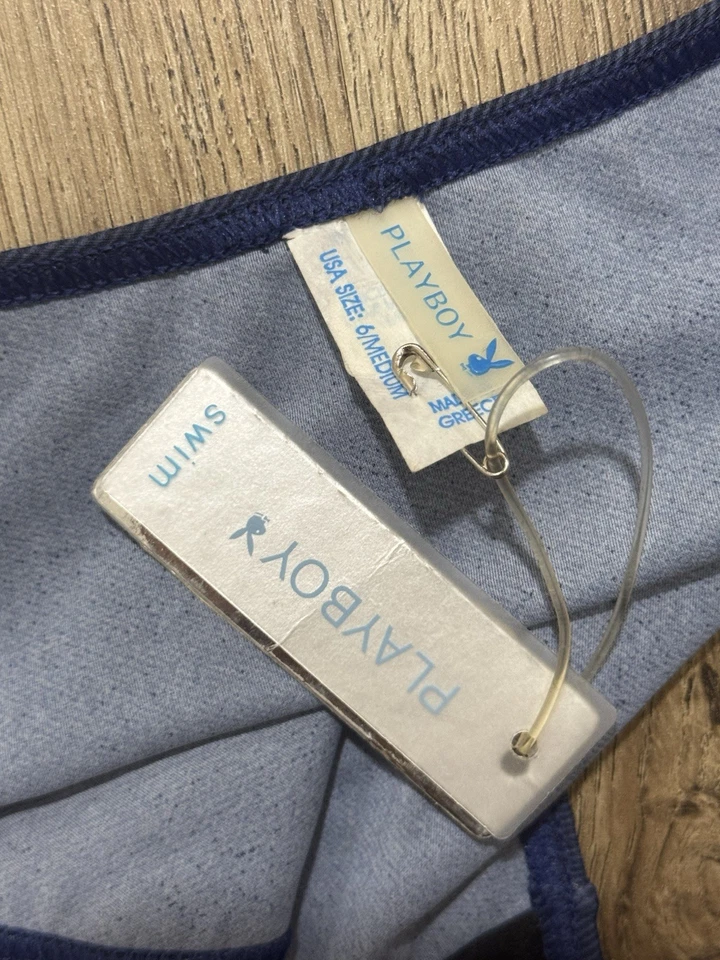 Traje de baño vintage Playboy cabeza de conejito talla (6) M Y2K Foto 4 de 4