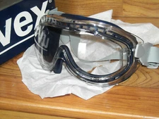NEW Honeywell UVEX S3400XLSS Flex Seal LAB SAFETY GOGGLES Clear Anti-Fog Lens