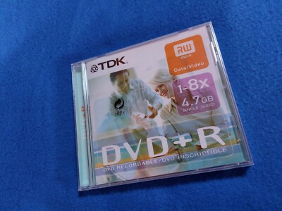 TDK DVD + R, 4,7 GB, 1 STÜCK,  NEU & OVP !