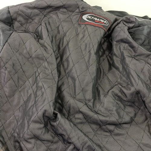 Olympia Moto Sports Windbreaker Jacket Men's Size 3XL Black Gray Full Zip Nylon - Picture 6 of 8