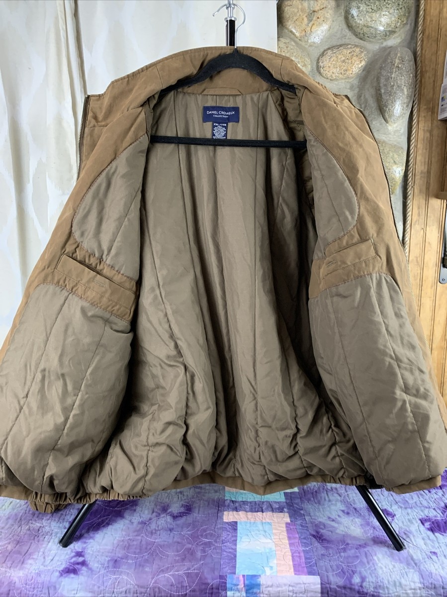 DANIEL CREMIEUX アウター Daniel Cremieux Collection Men's XXL Brown Full Zip Lined