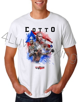 Miguel Cotto Boxing WH tee New T Shirt Apparel 4LUVofBOXING PR