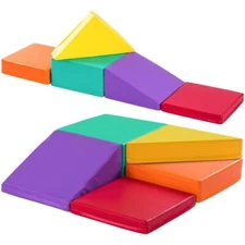 New Bounce Soft Play Set for kids - Foam Climbing Toy Blocks/Tunnel Gym for Kids