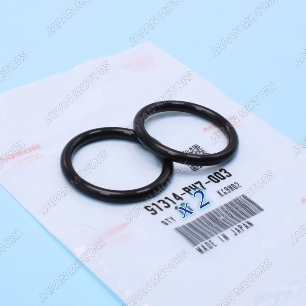 Set of 2 OEM ACURA Water Pump Connecting Pipe ORing MDX RDX ILX TLX