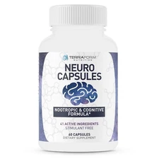 Powerful NOOTROPIC – Neuro Capsules - Improve Focus, Clarity & Memory ADVANCED