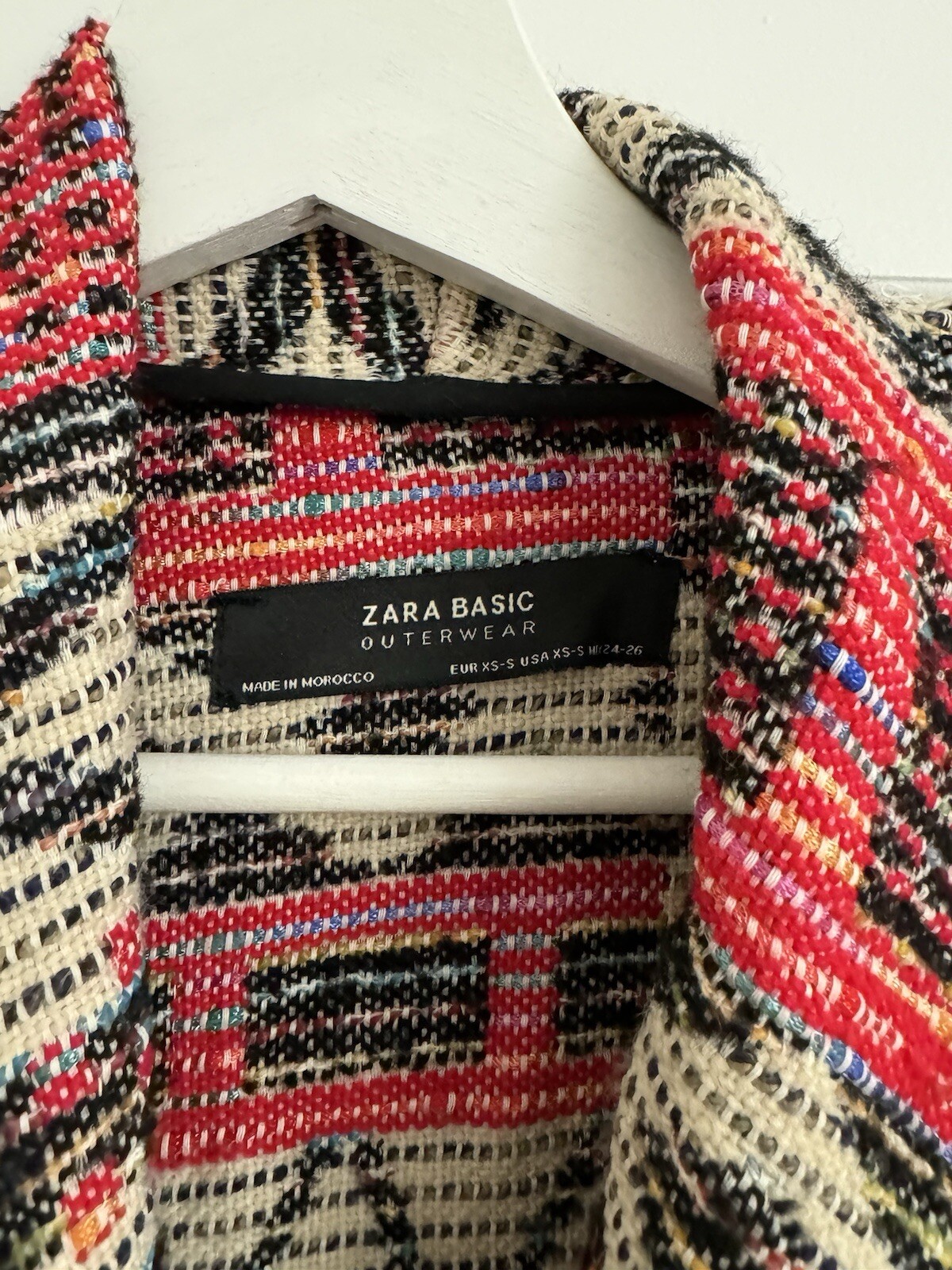 Zara Basic Outerwear Jacket Double Long Sleeve Fr… - image 3