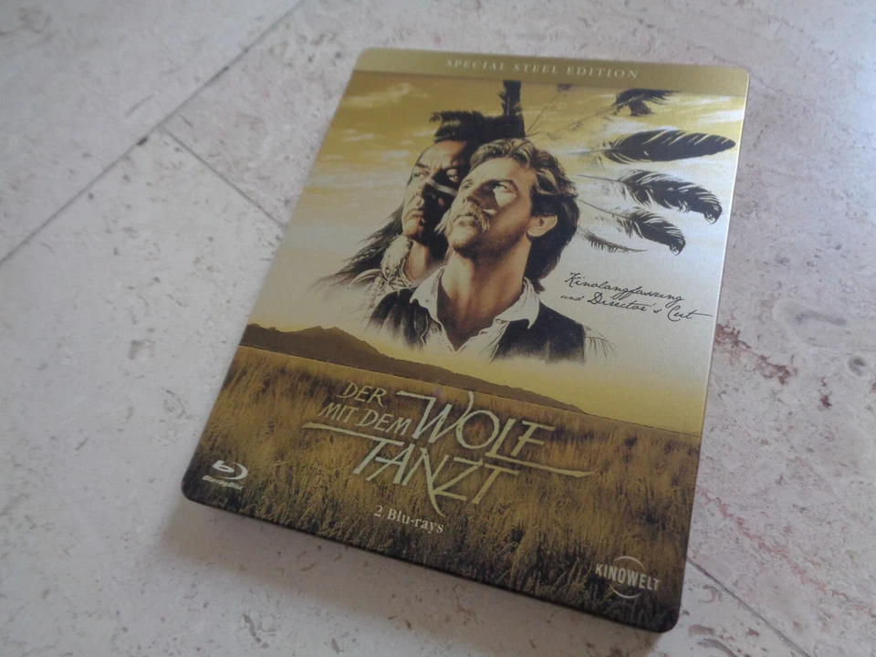 DANCES WITH WOLVES rare OOP Gold Ed. BluRay SteelBook KEVIN COSTNER TH.+DC cut - Image 3 of 4