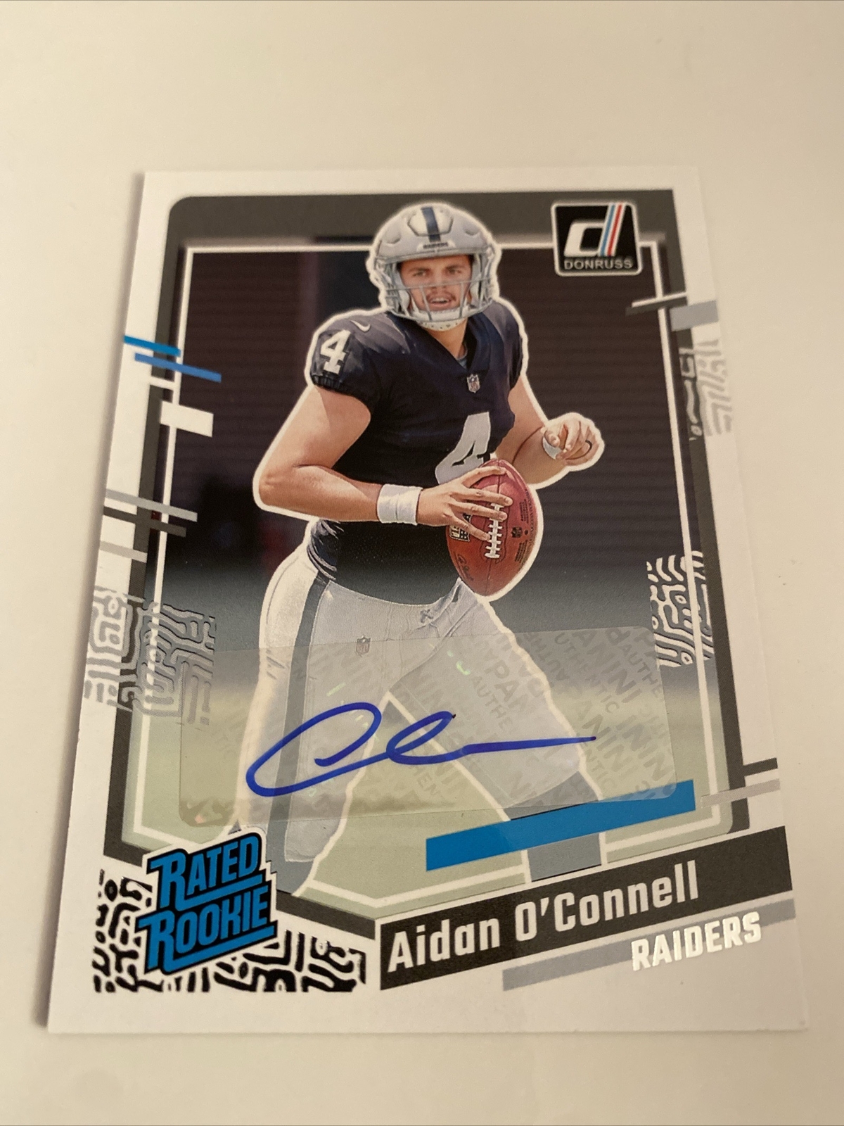 2023 Donruss Football - Aidan O'Connell Rated Rookie Auto 🔥 Raiders #360