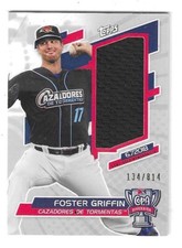 2020 TOPPS FOSTER GRIFFIN COPA DE LA DIVERSION EVENT-WORN JERSEY #COR-FG 134/814