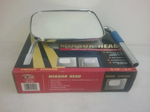 95200 CIPA  Chrome Mirror Head 6.75c X 9.5"