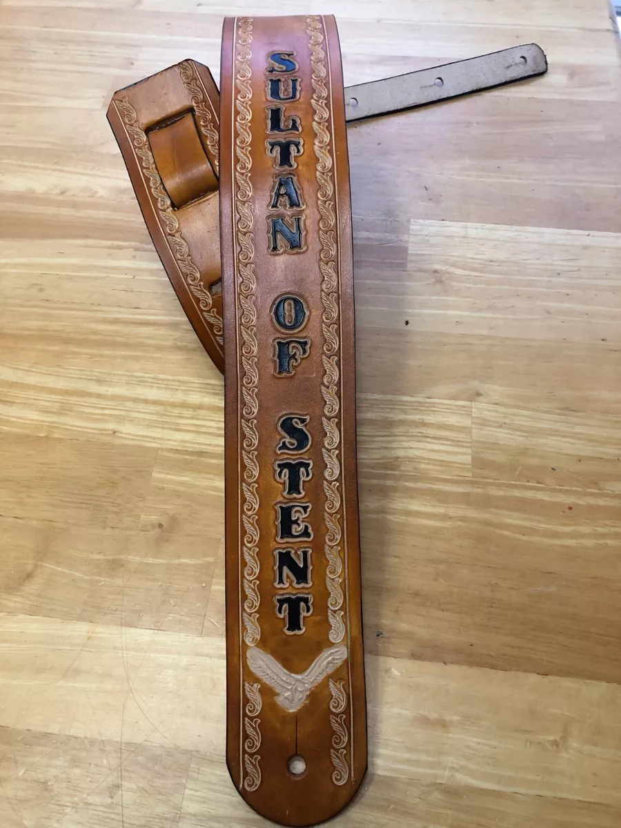 Personalized guitar strap with name deals