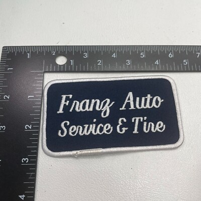 FRANZ AUTO SERVICE & TIRE PATCH Recovered / Recycled Used Uniform Patch 28N