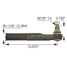 Tie Rod End Part 462.ES9911R