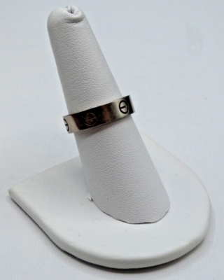 Cartier Love Ring 18k White Gold Size 56 with pouch | eBay
