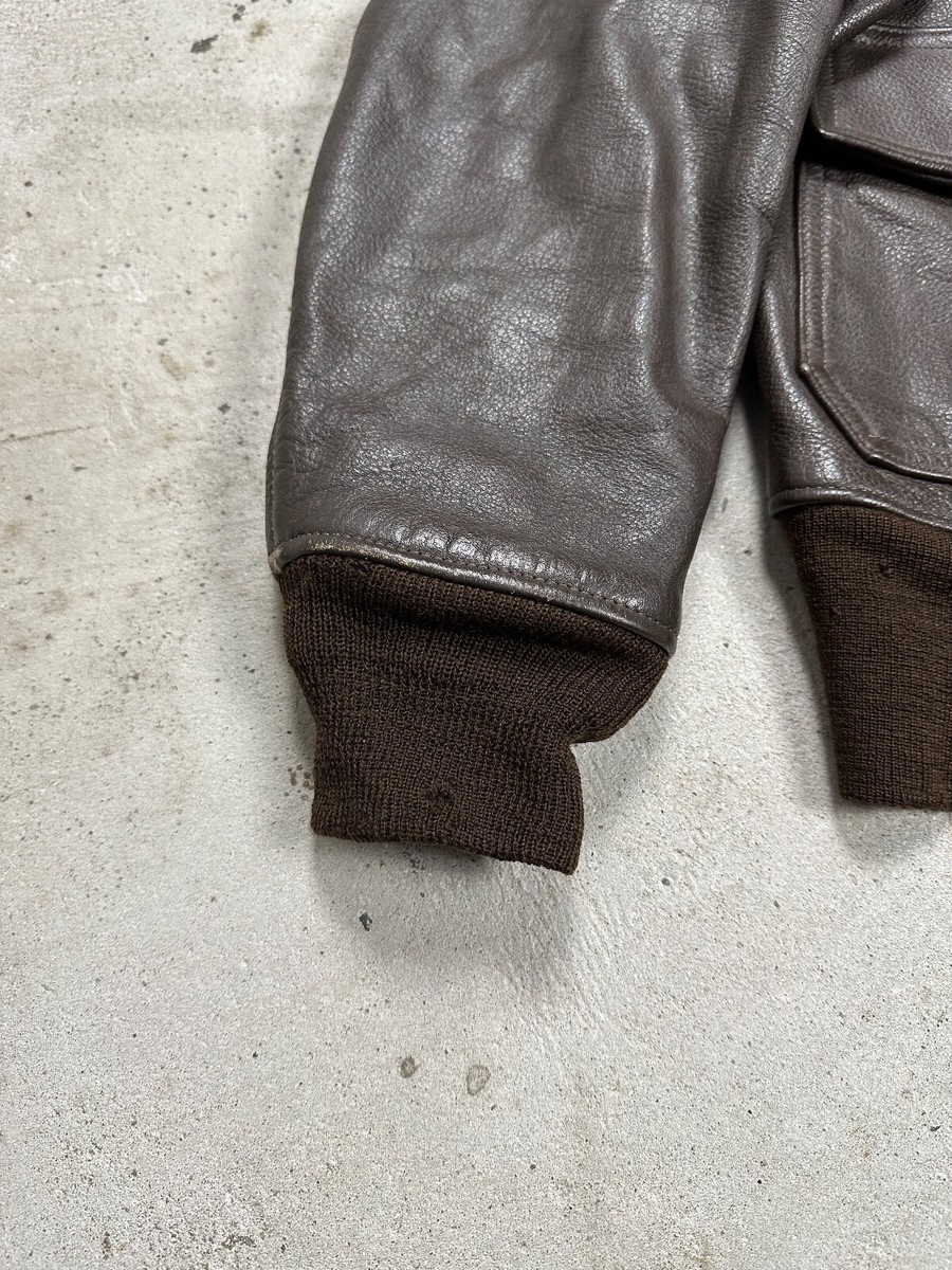 Vintage 70s Brill Bros Brown Leather G-1 Type Jacket Flyers Vintage 70s Brill Bros Brown Leather G-1 Type Jacket Flyers
