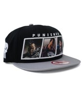 New Era The Punisher Evolution 9fifty Snapback Hat Adjustable Marvel Black Grey