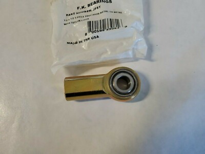 F.K. Bearings JF8T New Rod End Bearing  1/2'' x 1/2'' Made in USA