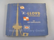 137985: SBA Sammelbilderalbum, LLOYD FLOTTENBILDER, DIE WELT-HANDELSFLOTTE, kpl.