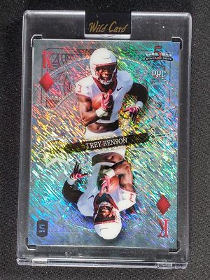 2023 Wild Card 5 Card King Diamond #DK-TB Trey Benson #/1