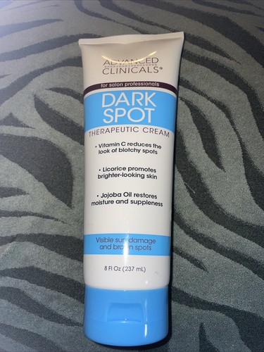 Advanced Clinicals Dark Spot Therapeutic Cream 8 fl New Sealed