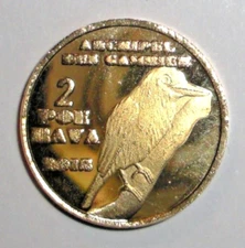 2015 Gambier Coin 2 poe rava, Bird Sitting on Branch Animal Wildlife