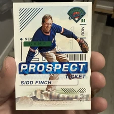 2024 Panini Prospect Edition #187 Sidd Finch Teal #/49