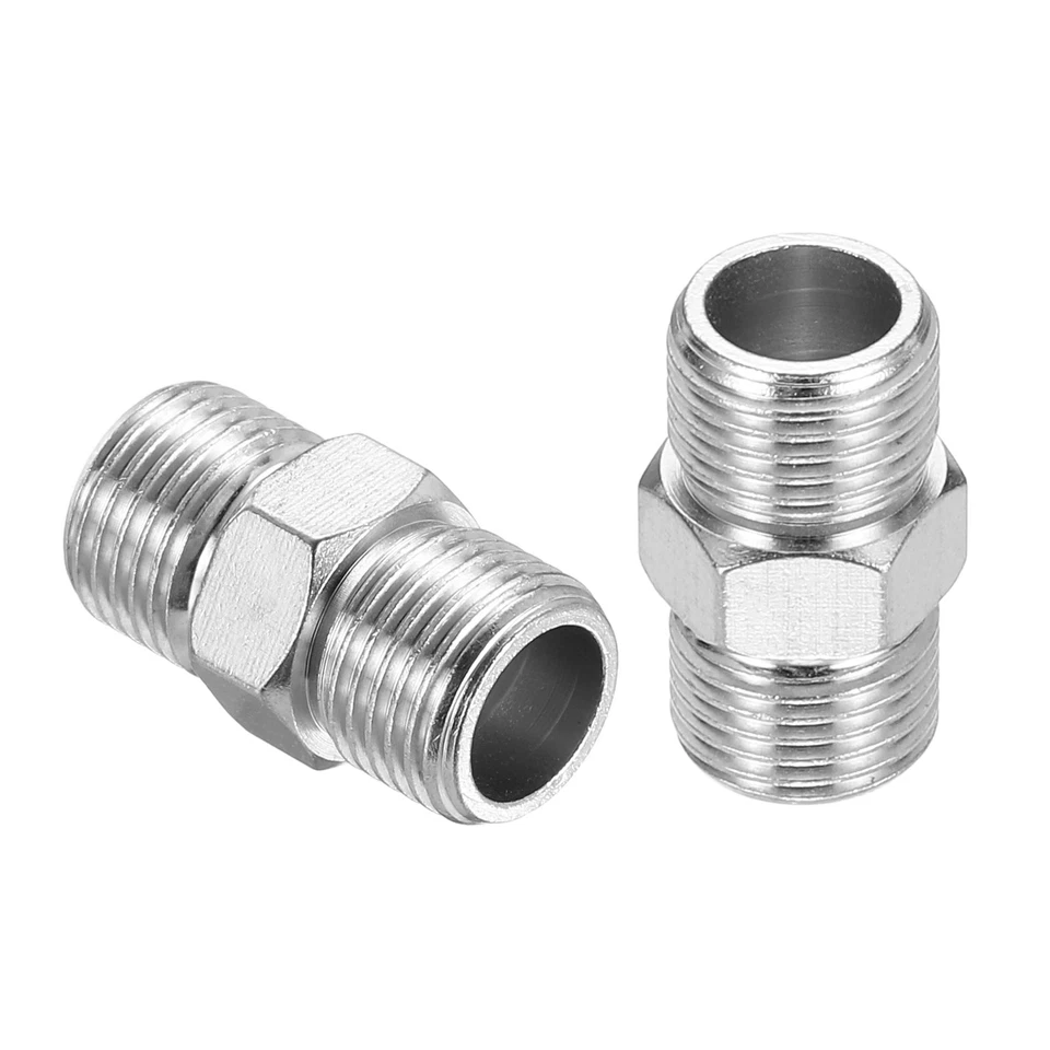 1/8 to 1/8 Air Brush Hose Adapter, 4PCS 1/8" BSP Male to 1/8" BSP Male - image 4 of 4