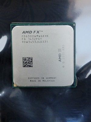 AMD FX-6300 CPU 6-Core 3.5 GHz with 4.1 GHz Turbo Socket AM3+ FD6300WMW6KHK ὴ