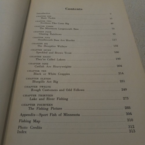 Minnesota Fish and Fishing / Kit Bergh / 1958 / hardback - Picture 9 of 9