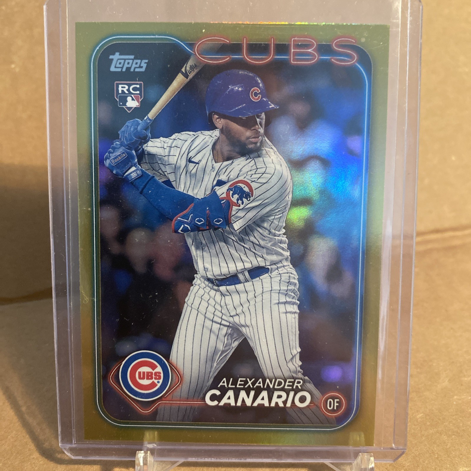 2024 Topps Series 2 Alexander Canario Gold #452 RC Chicago Cubs