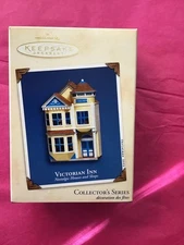 Hallmark Ornament Nostalgic houses and shops 2002 Victorian inn 19th #19