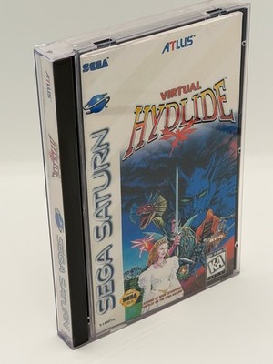 Virtual Hydlide Sega Saturn CIB Complete Manual Case Disc Tested USA Box