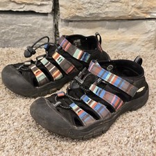 Keen Newport H2 Big Kids 4 Slip On Outdoor Water Shoes Sandals Stripes