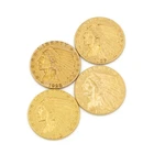 1913-1928 $2.50 Indian Head Quarter Eagle Gold Coin U.S. NR Lot of 4 #C745-9