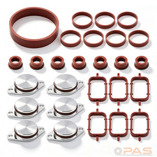 Drallklappen Ansaugbr�cken Dichtungssatz 6x32 mm f�r BMW E46 E90 E39 E60