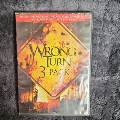 20th Century Fox Wrong Turn 3-Pack DVD Box Set Widescreen Horror Movie