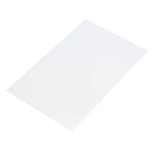 White ABS Plastic Sheet 10 x 8 x 0.04 Inch for DIY Crafts Pack of 1 Pcs