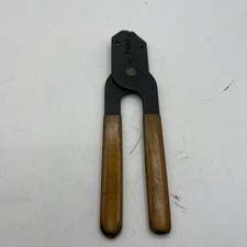 Vintage IDEAL Ind. 6" Wire Strippers No. 45-120 Yellow handles, Sycamore IL, USA