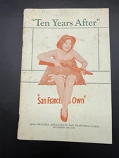 WWI 10th Annual Reunion 1928 91st Infantry Division 363rd Regiment Ten Years