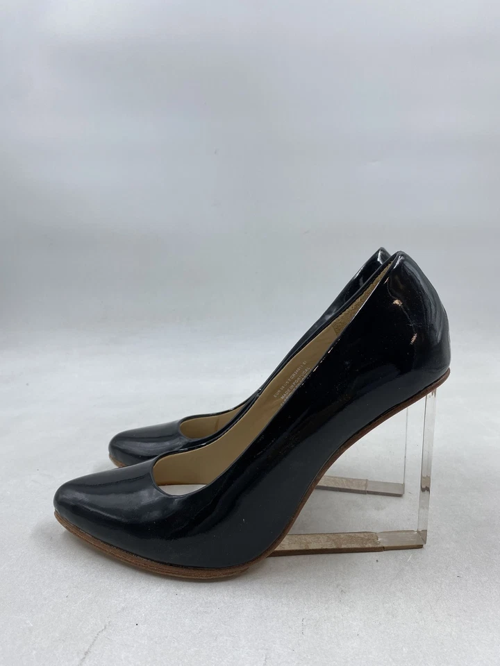 Cuña de charol negro Maison Martin Margiela Plexi W 7,5 Foto 3 de 4