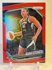 2025 Panini Prizm WNBA #58 KIAH STOKES Red /299 Las Vegas Aces