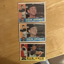 1960 Topps -Dick Stuart (2) And Don Goal Lot