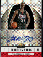 THADDEUS YOUNG 2006 FINEST **X-FRACTOR** AUTO  /10 !!  RARE SSP 🔥🔥 76'ERS