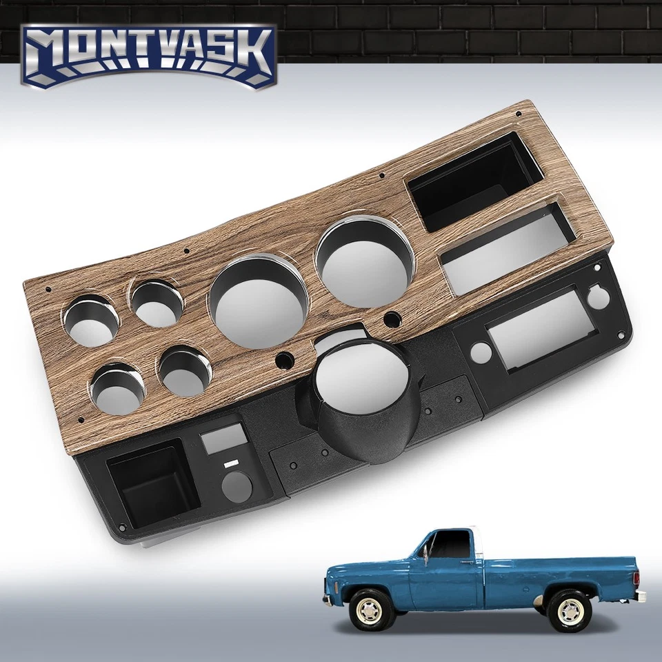 Fit For 1978-1980 Chevy GMC Pickup Blazer Jimmy Suburban Dash Gauge Bezel w/o AC - Изображение 2 из 4