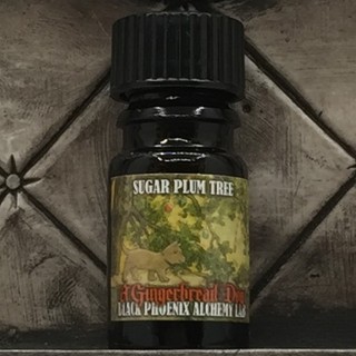 Un cane pan di zenzero Black Phoenix Alchemy Lab BPAL albero di prugne da zucchero Yule